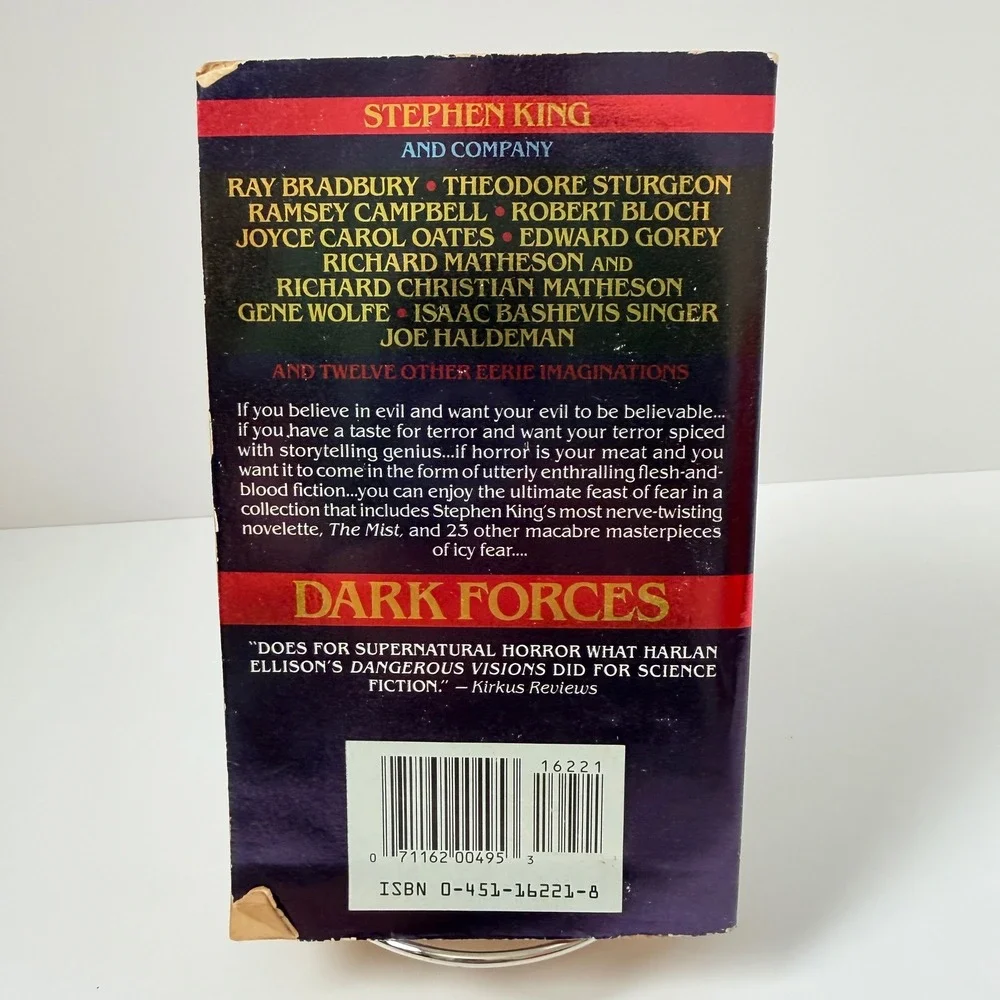 Dark Forces Stephen King The Mist First‎ Signet 1989 Horror Anthology Paperback